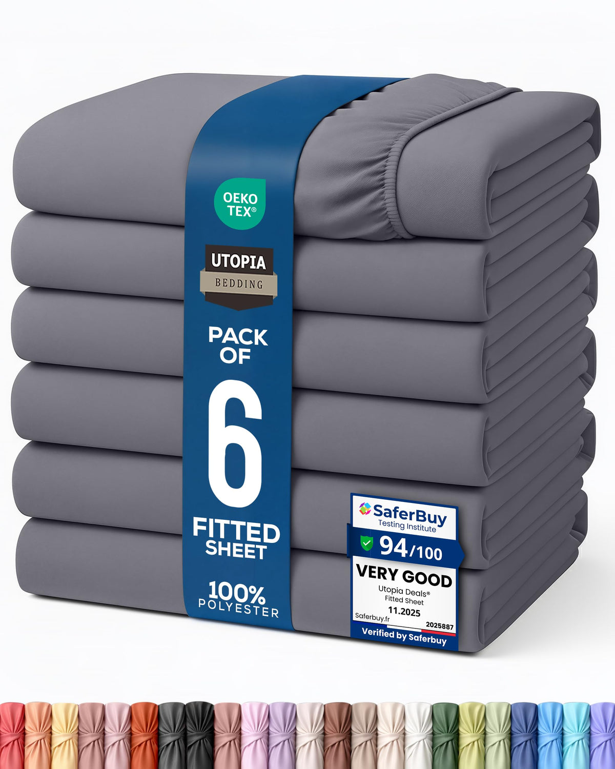 Everyday Soft Deep Fitted Sheet