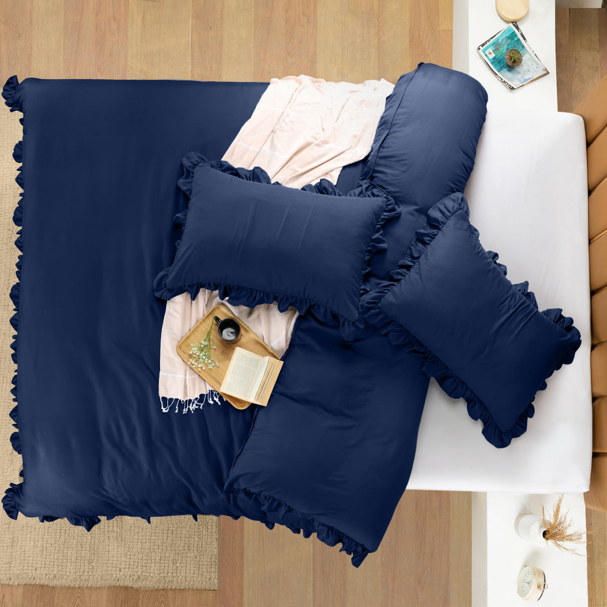 CottageCharm Ruffle Duvet Cover Set