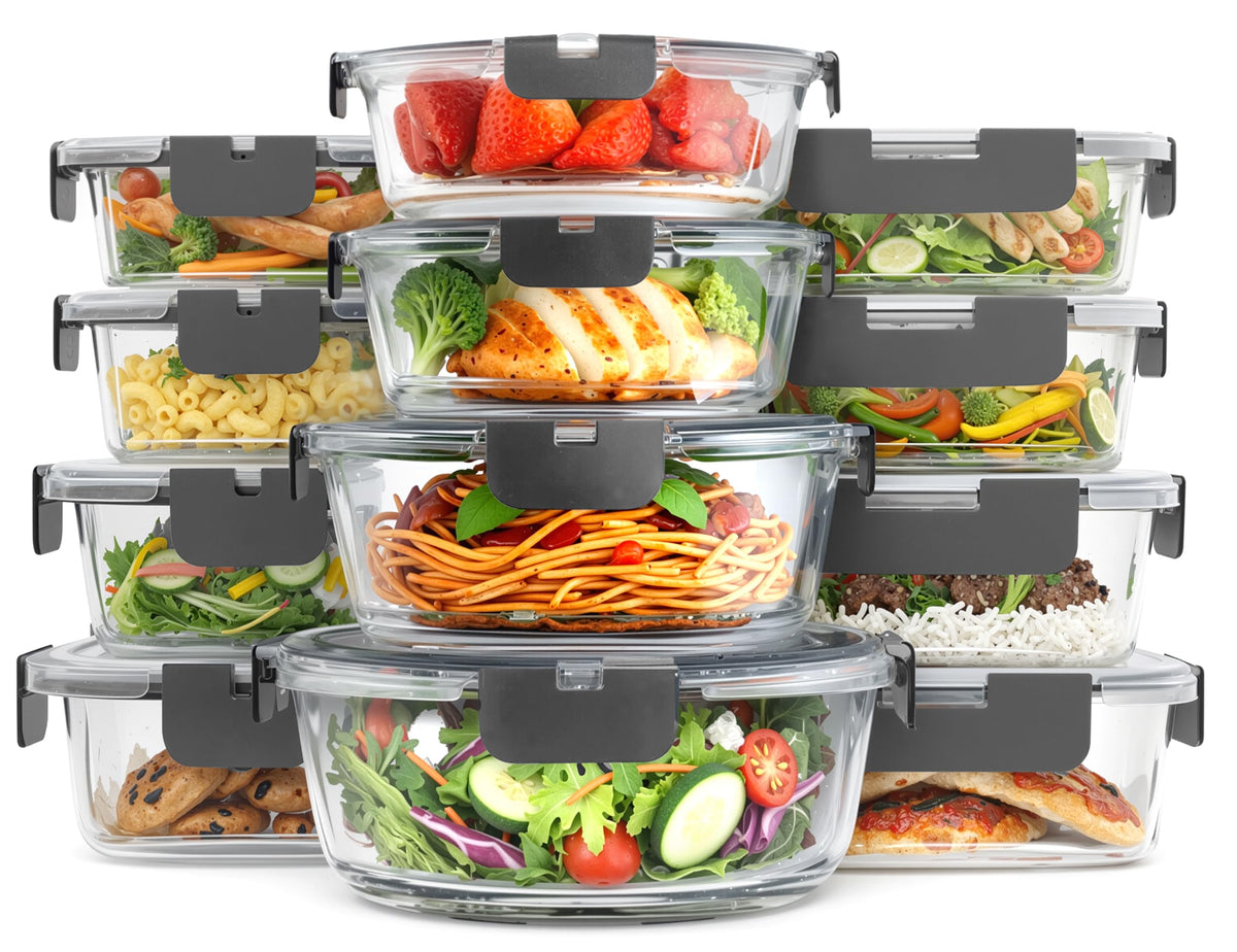 Oven Safe Borosilicate Glass Food Containers