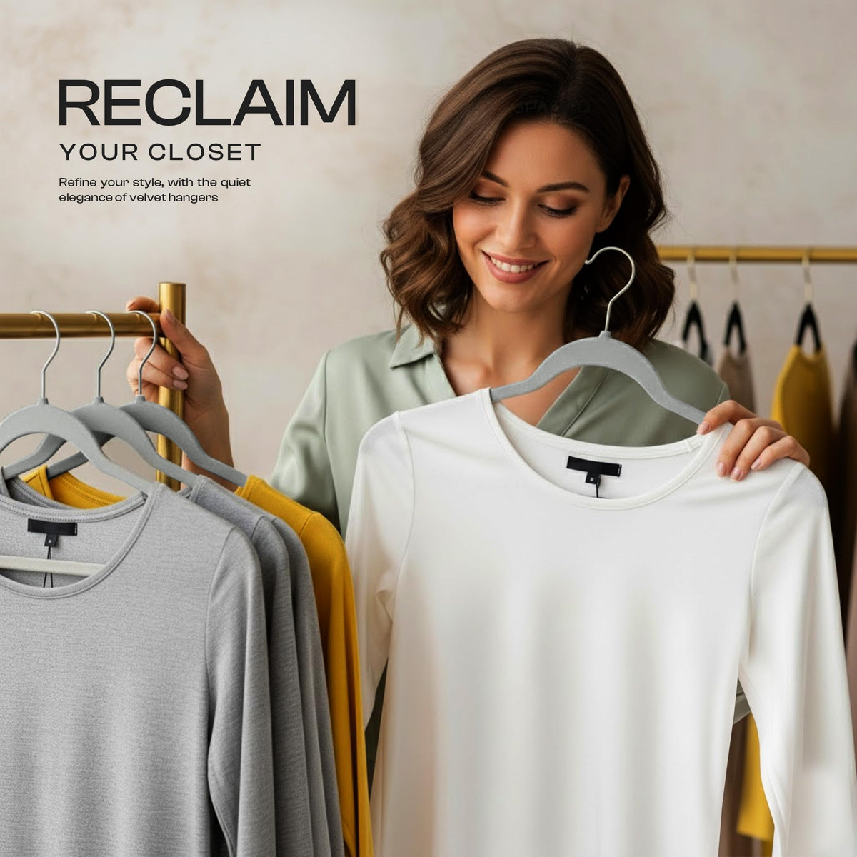 Non-Slip Velvet Clothes Hangers