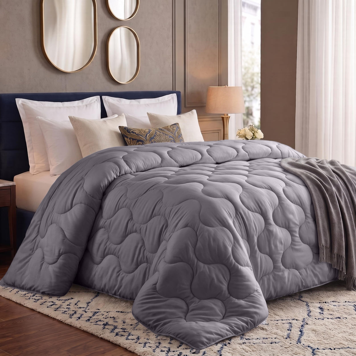 Winter Cloud-Stitched Duvet