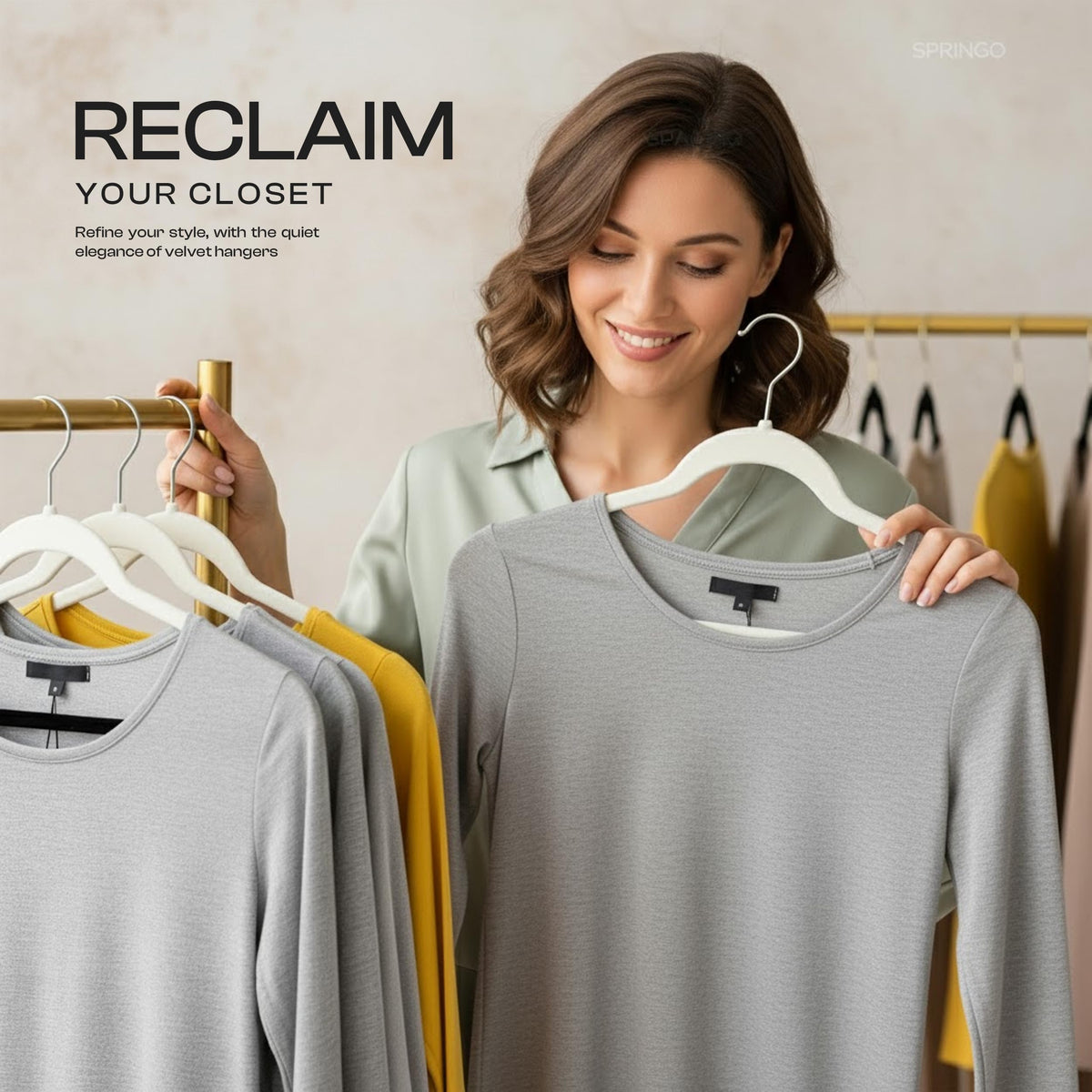 Non-Slip Velvet Clothes Hangers