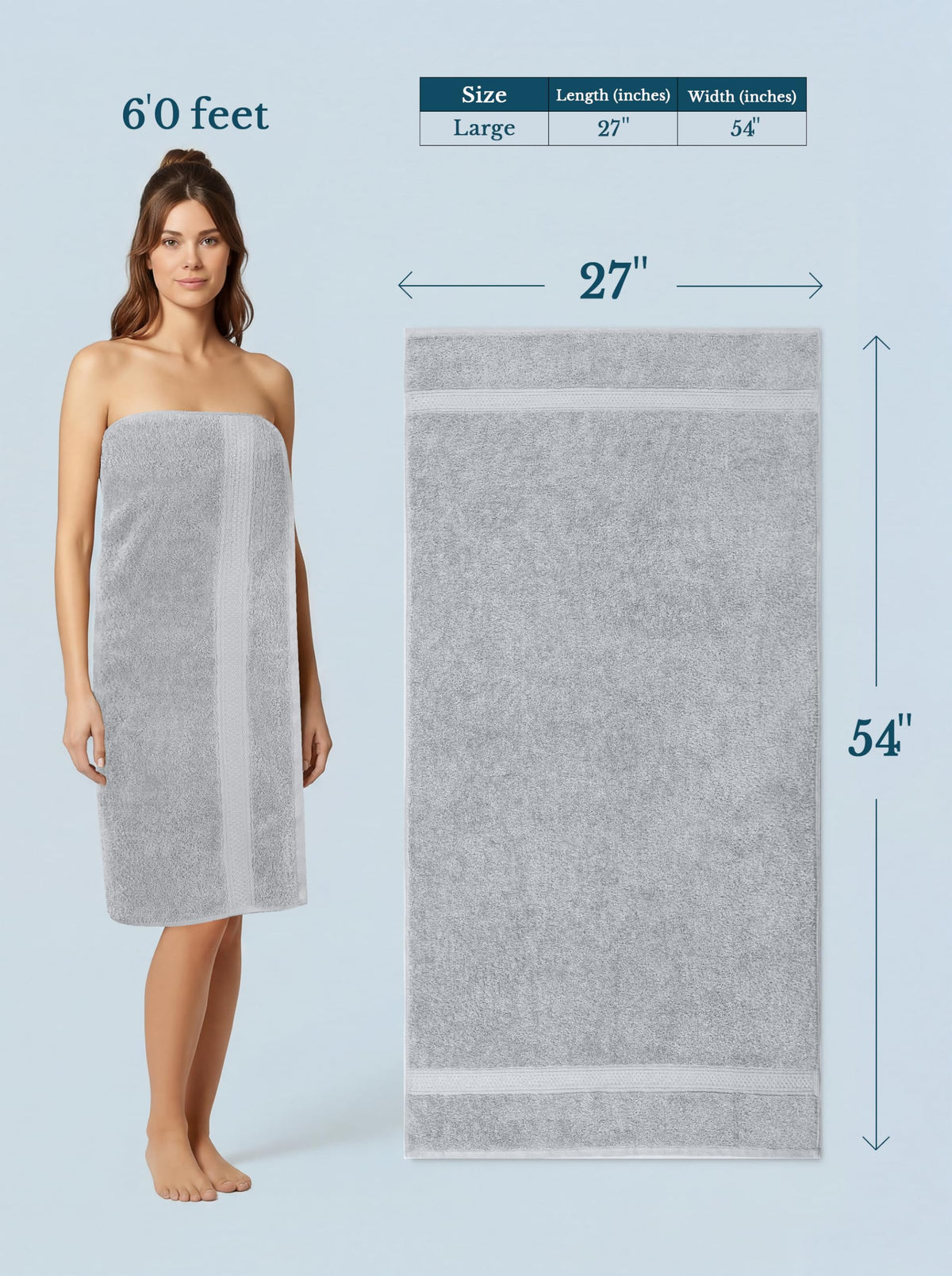 Everyday Cotton Bath Towels