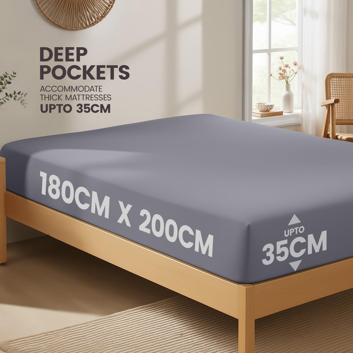 Everyday Soft Deep Fitted Sheet