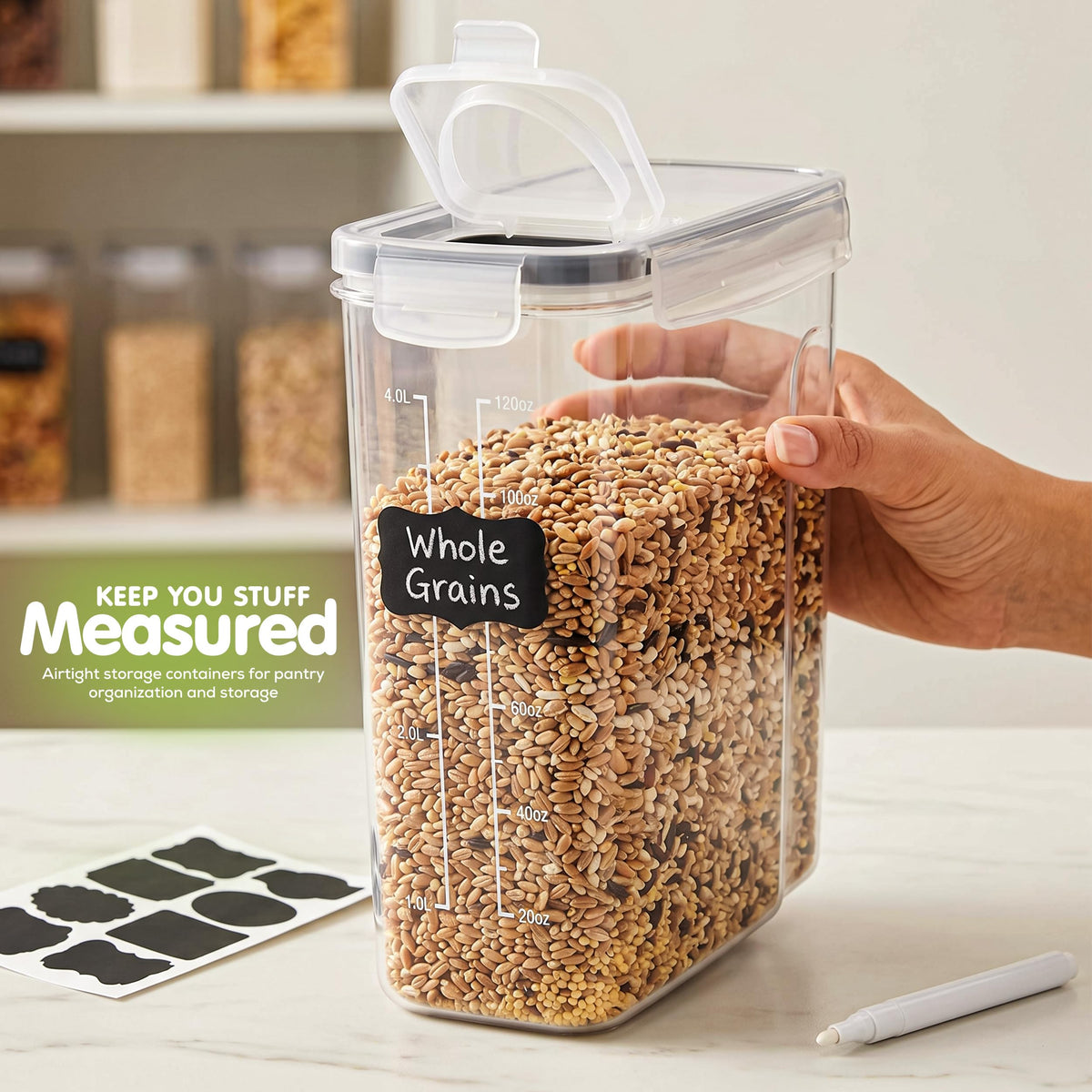 Airtight Cereal Storage Containers