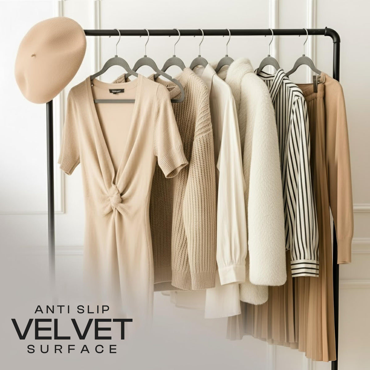 Non-Slip Velvet Clothes Hangers