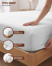 Hotel Soft Cotton Fitted Sheet