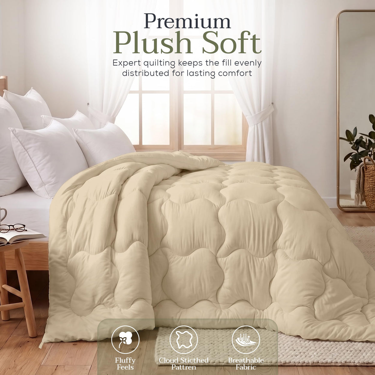 All Season Cloud Stitch Duvet