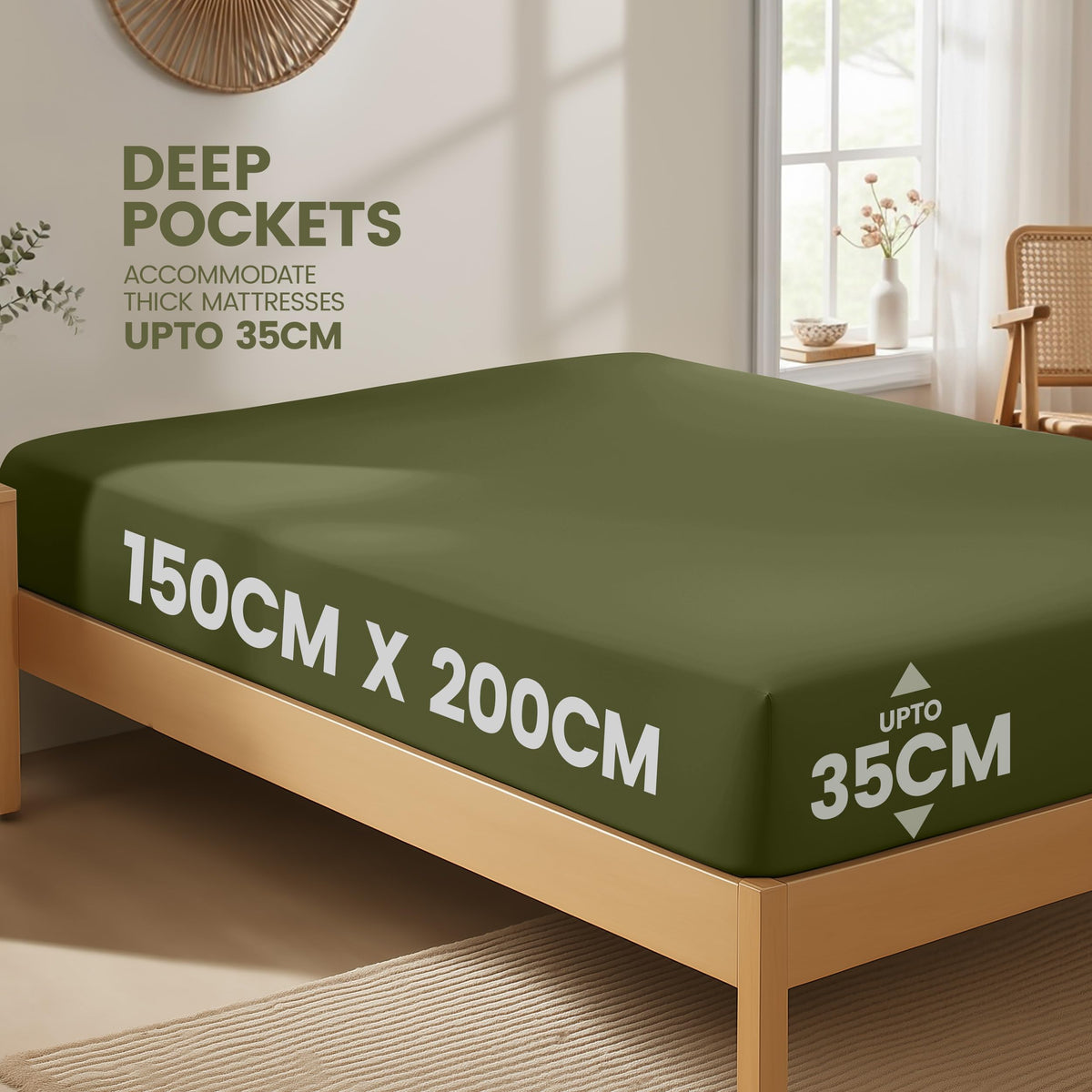 Everyday Soft Deep Fitted Sheet