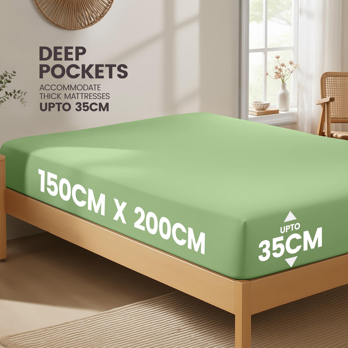 Everyday Soft Deep Fitted Sheet