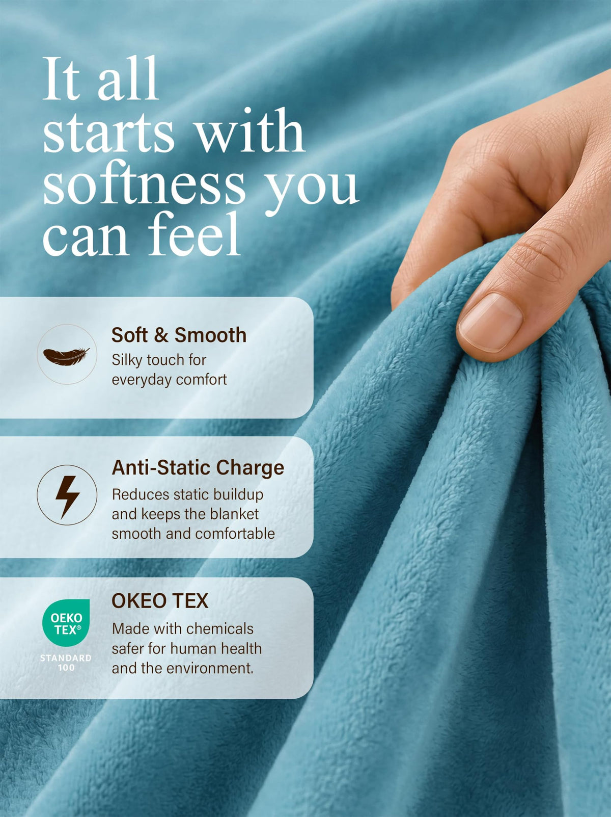 VelvetTouch Flannel Fleece Blanket