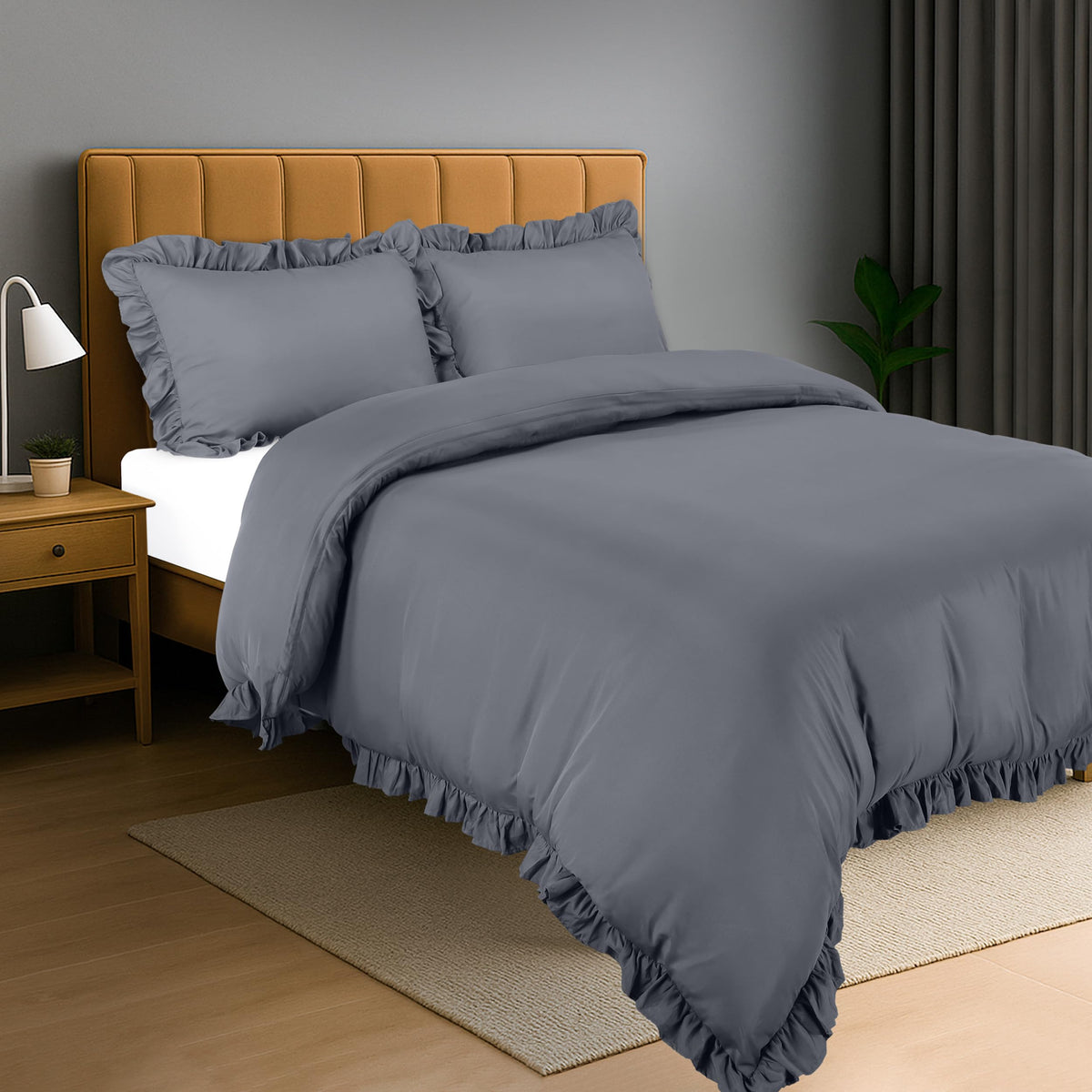 CottageCharm Ruffle Duvet Cover Set