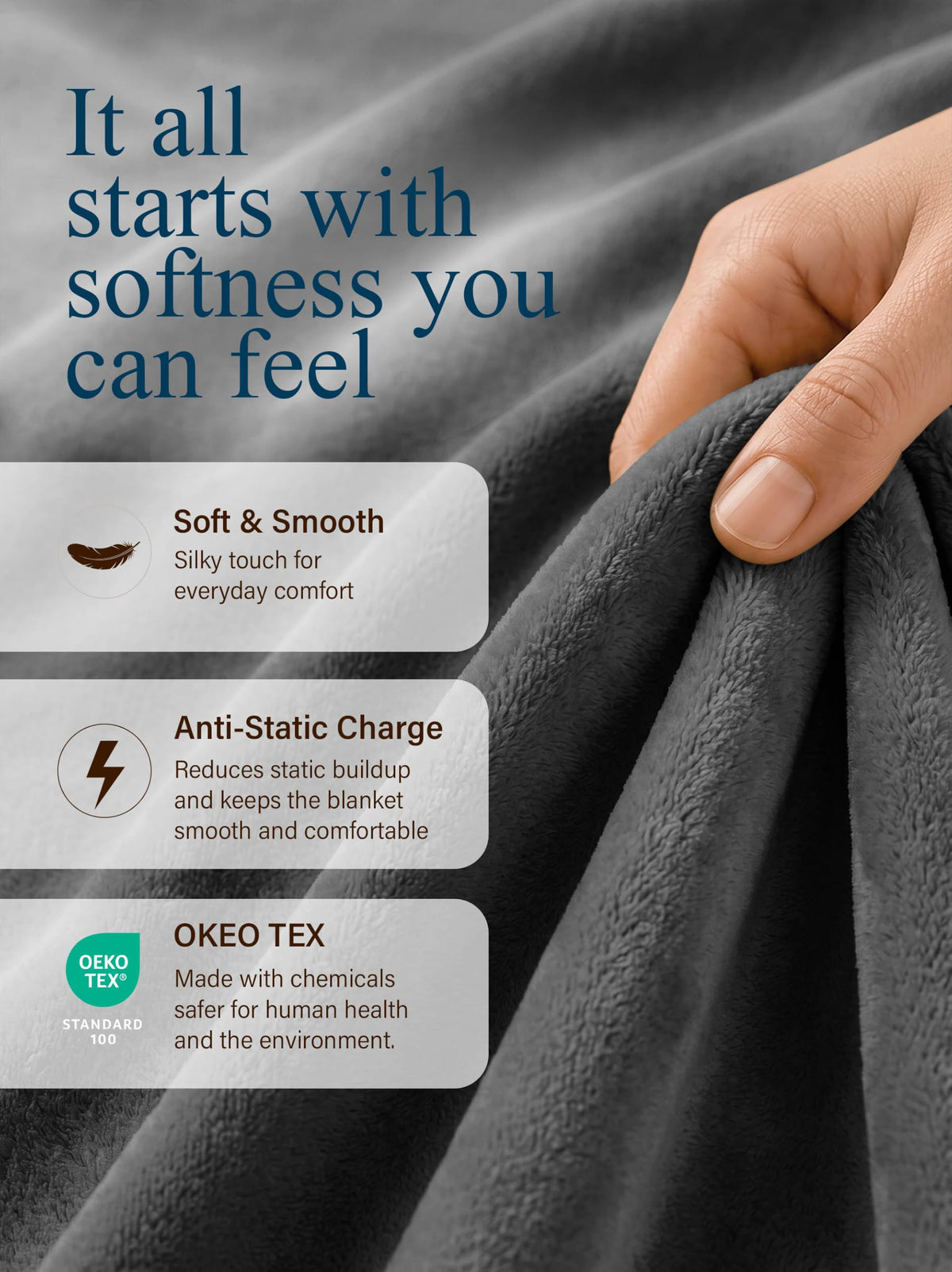 VelvetTouch Flannel Fleece Blanket