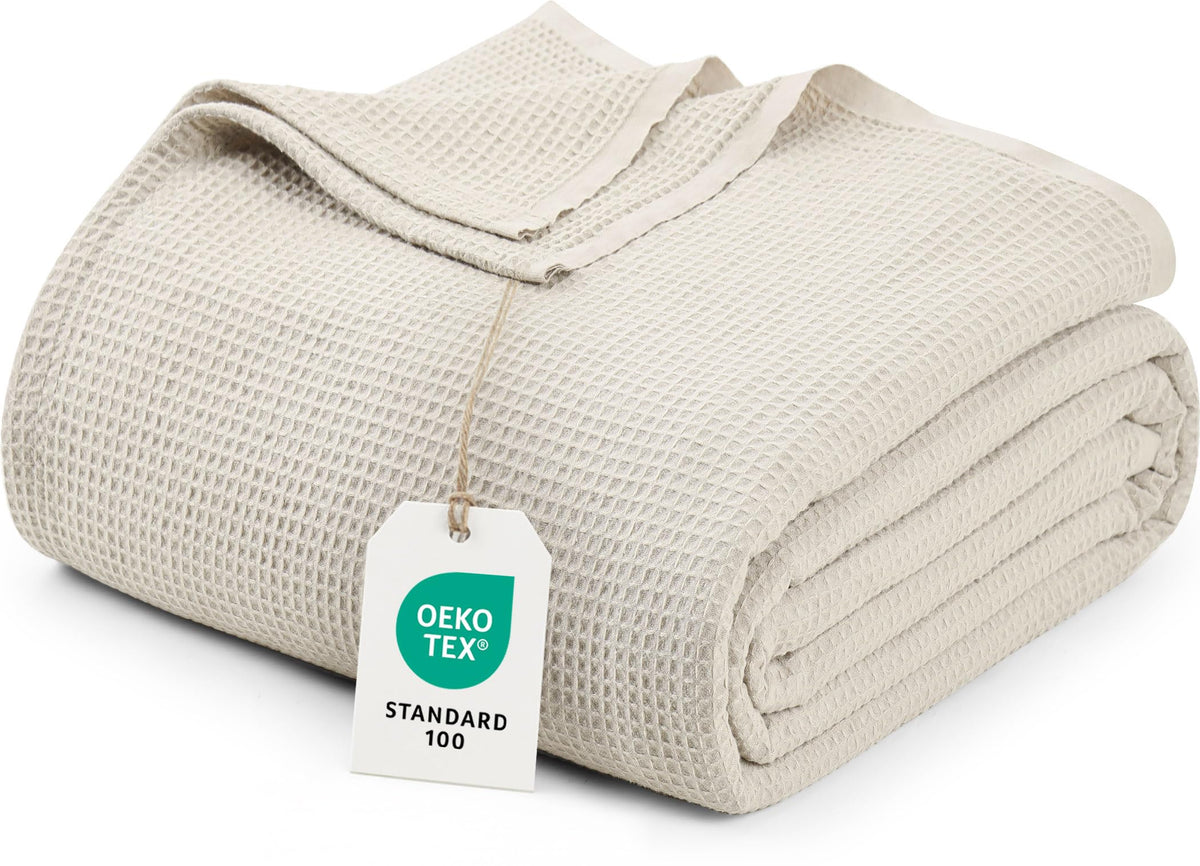 Lightweight Summer Waffle Blanket