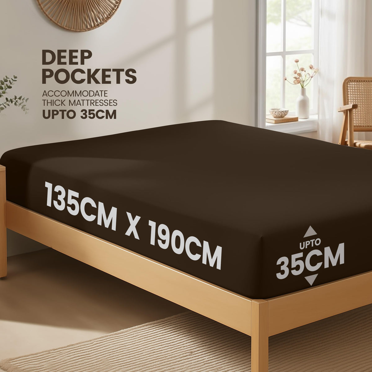 Everyday Soft Deep Fitted Sheet