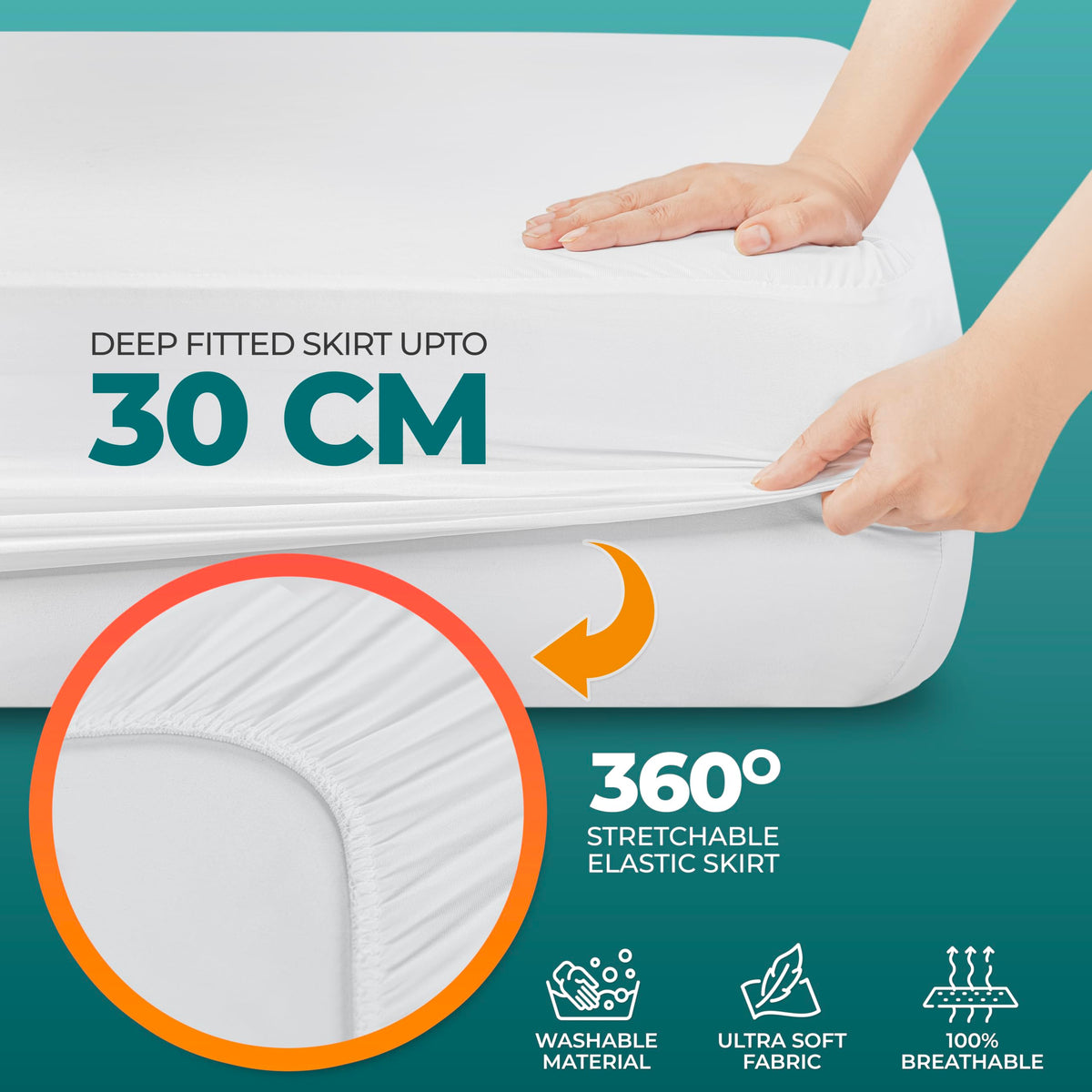 Slim Waterproof Mattress Protector
