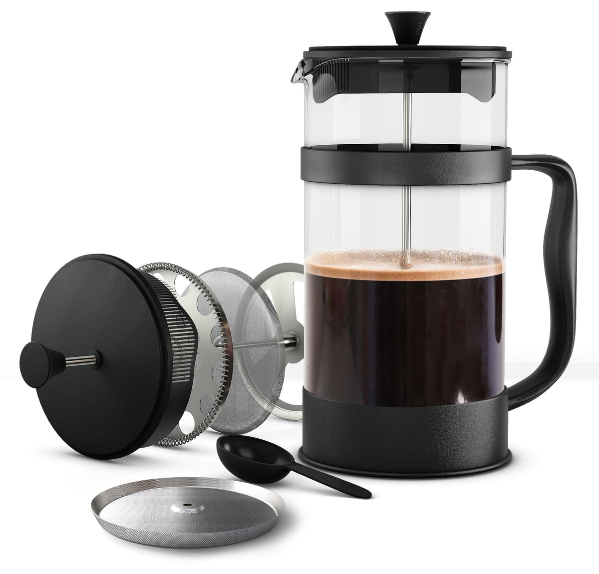 Heat-Resistant Glass Cafetière