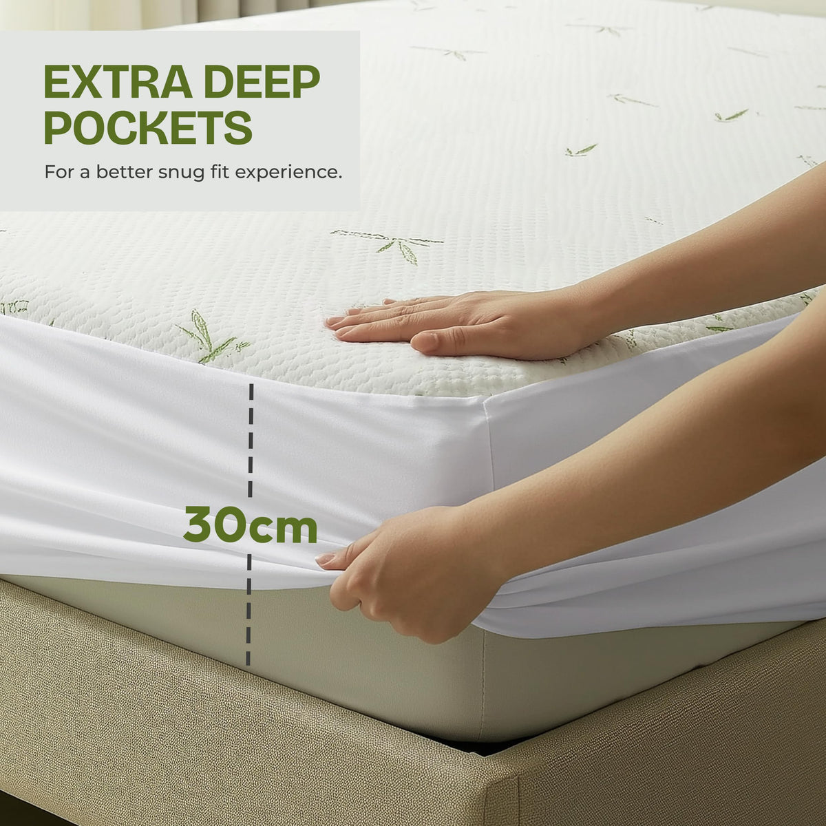 CoolWeave Bamboo Mattress Protector