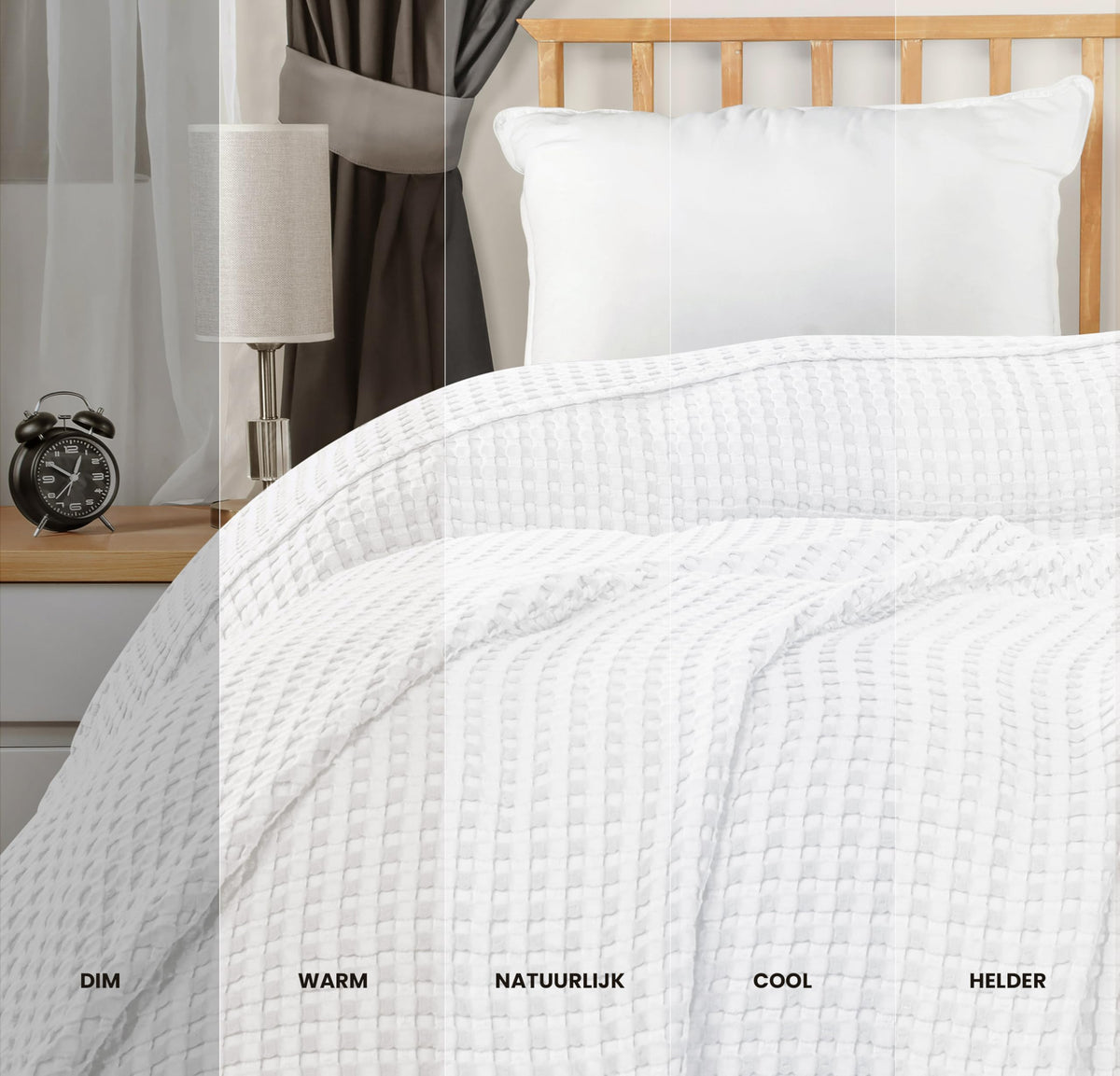 Pure Cotton Waffle Blanket
