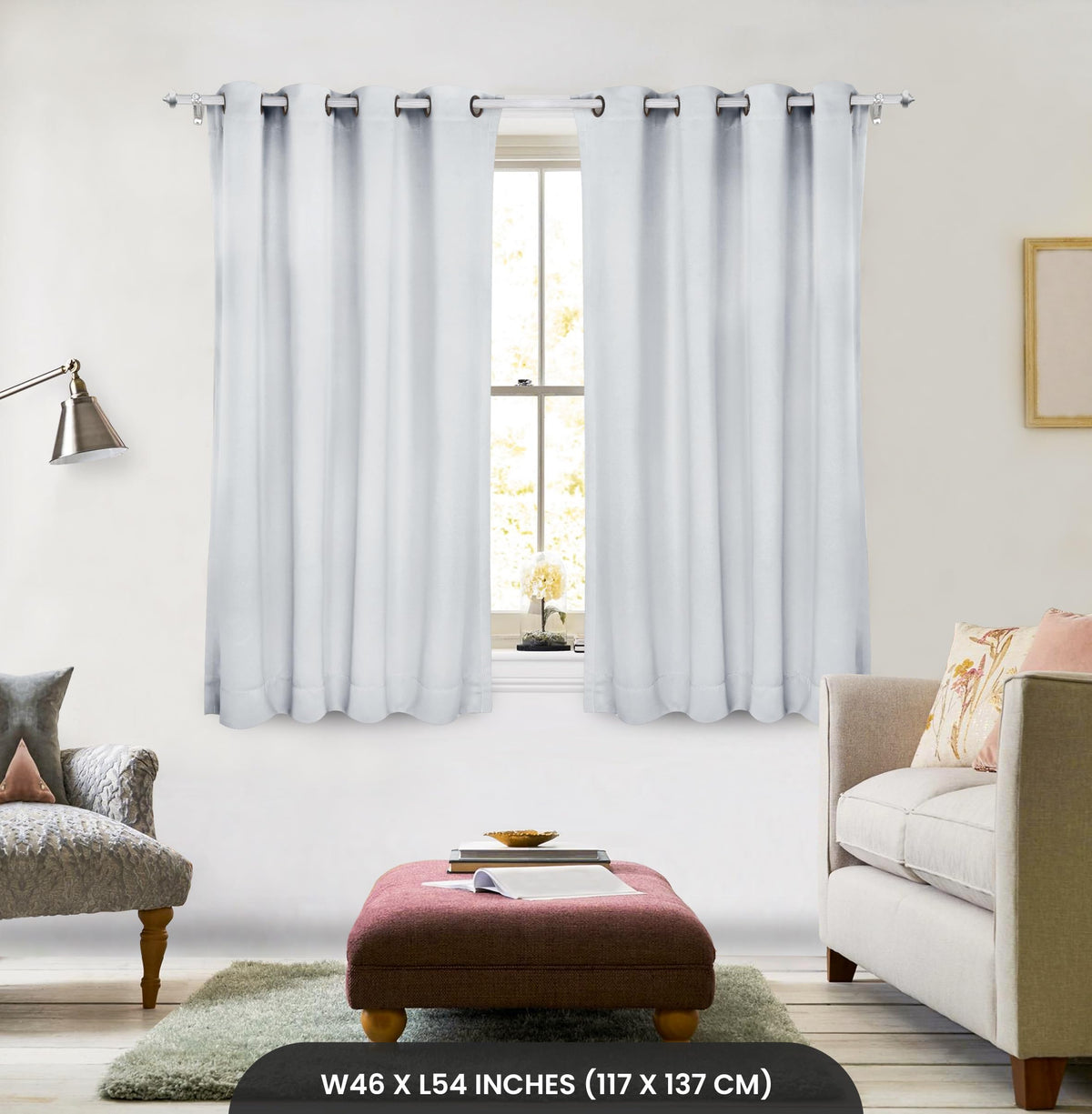 Classic Blackout Eyelet Curtains
