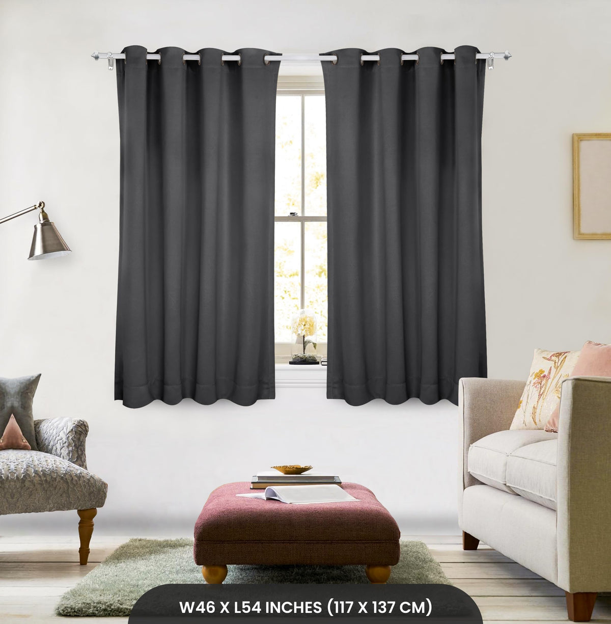 Classic Blackout Eyelet Curtains