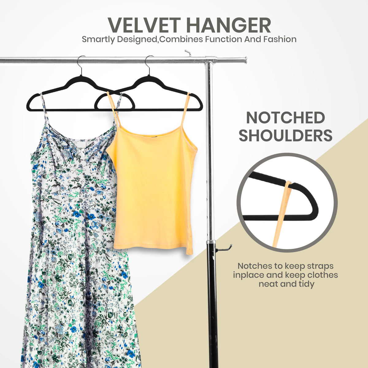 Non-Slip Velvet Clothes Hangers