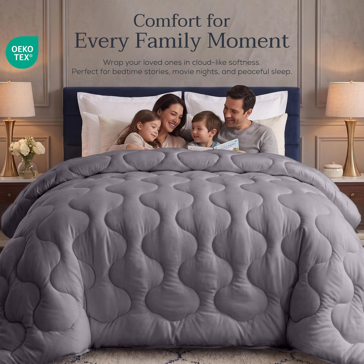Winter Cloud-Stitched Duvet