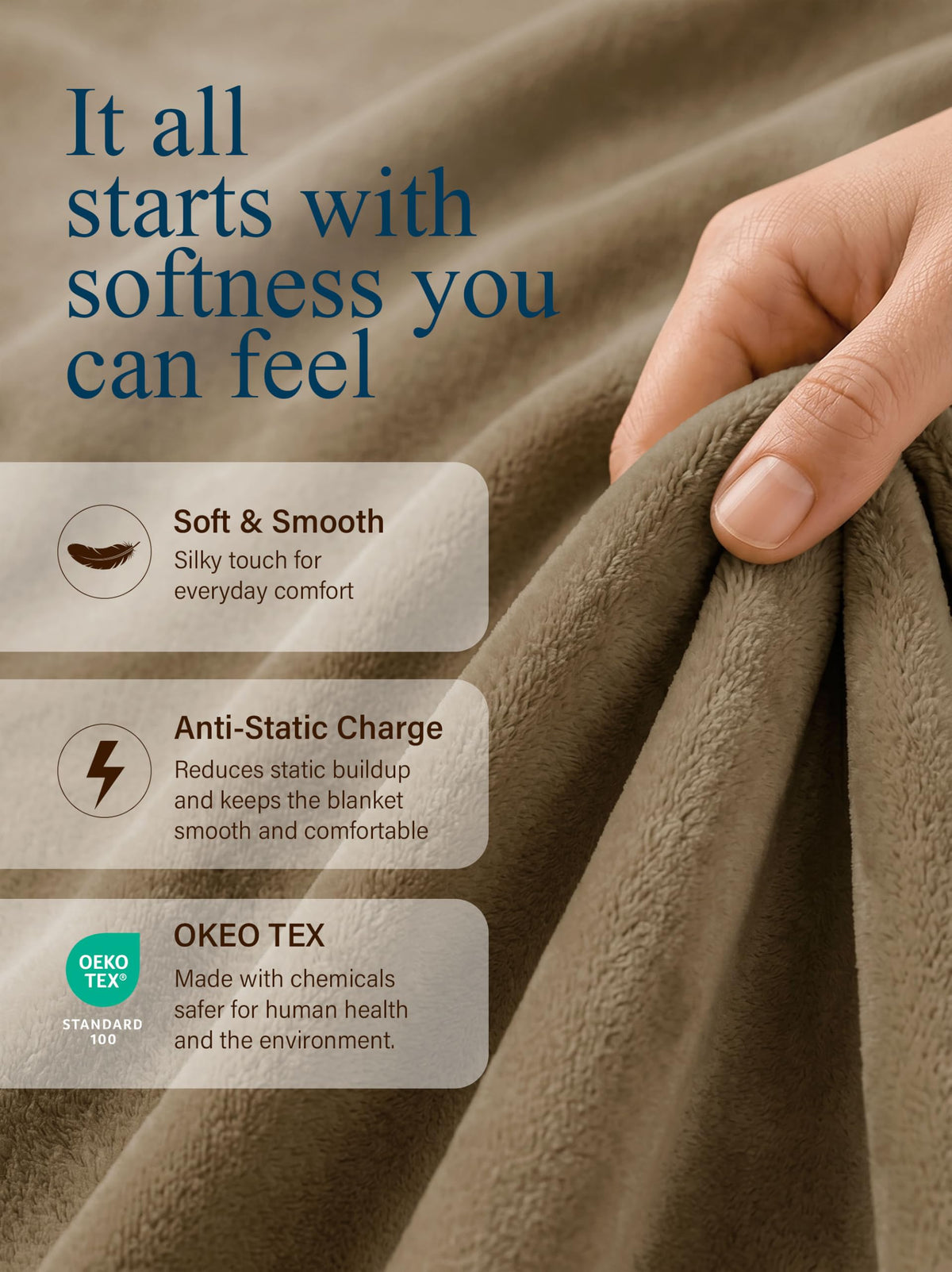 VelvetTouch Flannel Fleece Blanket