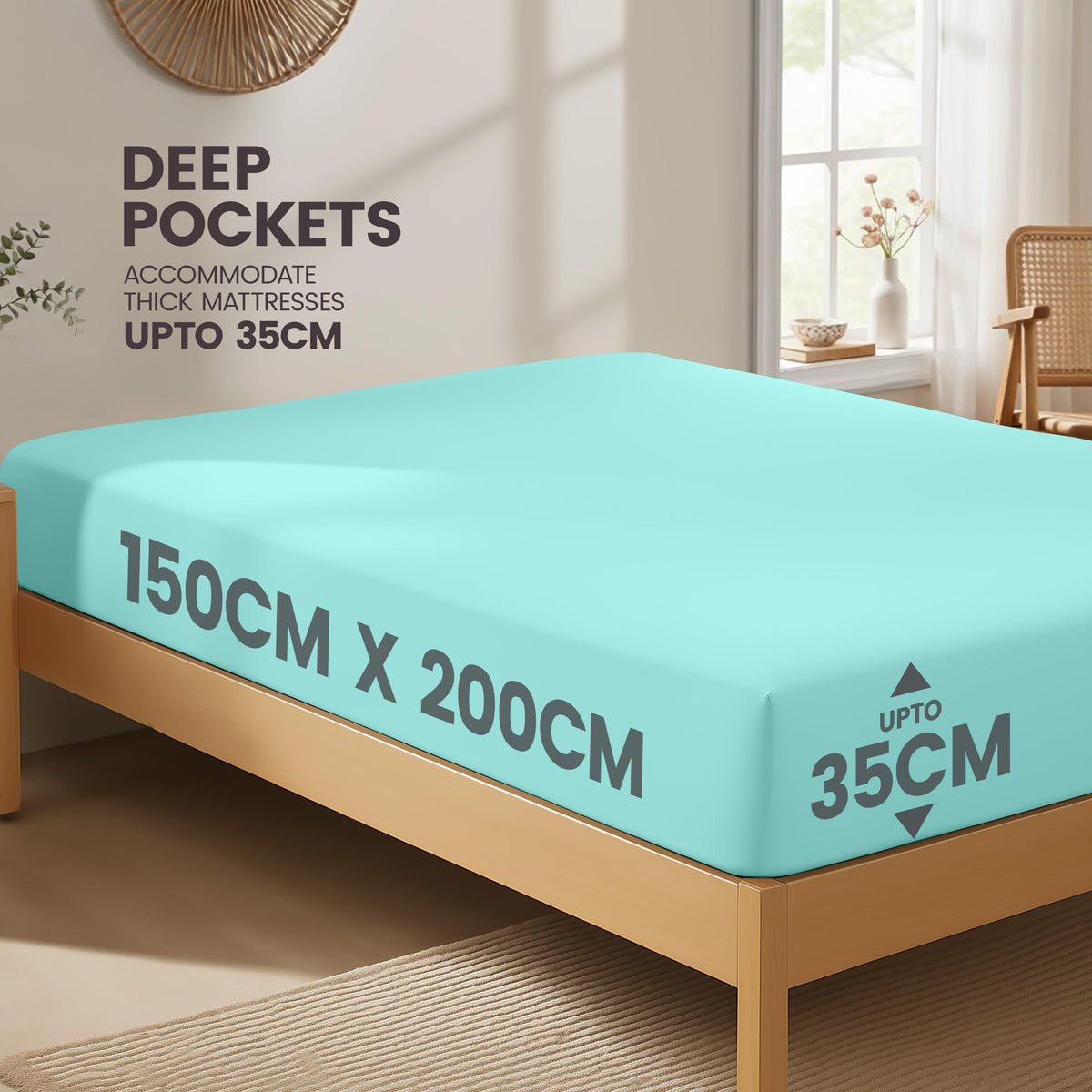 Everyday Soft Deep Fitted Sheet