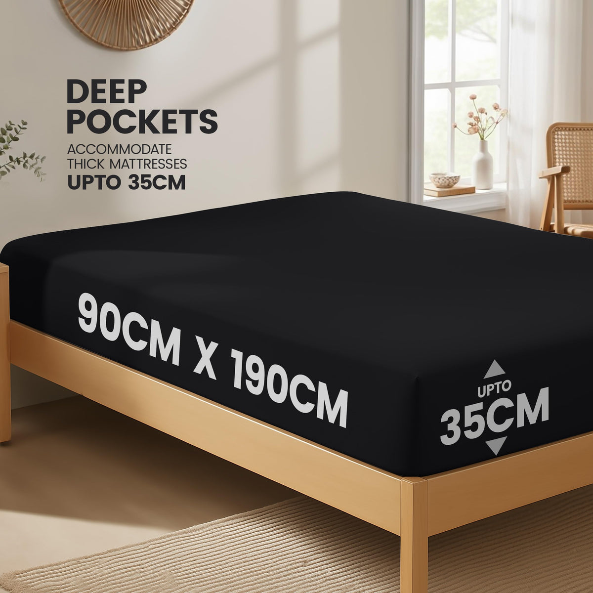 Everyday Soft Deep Fitted Sheet