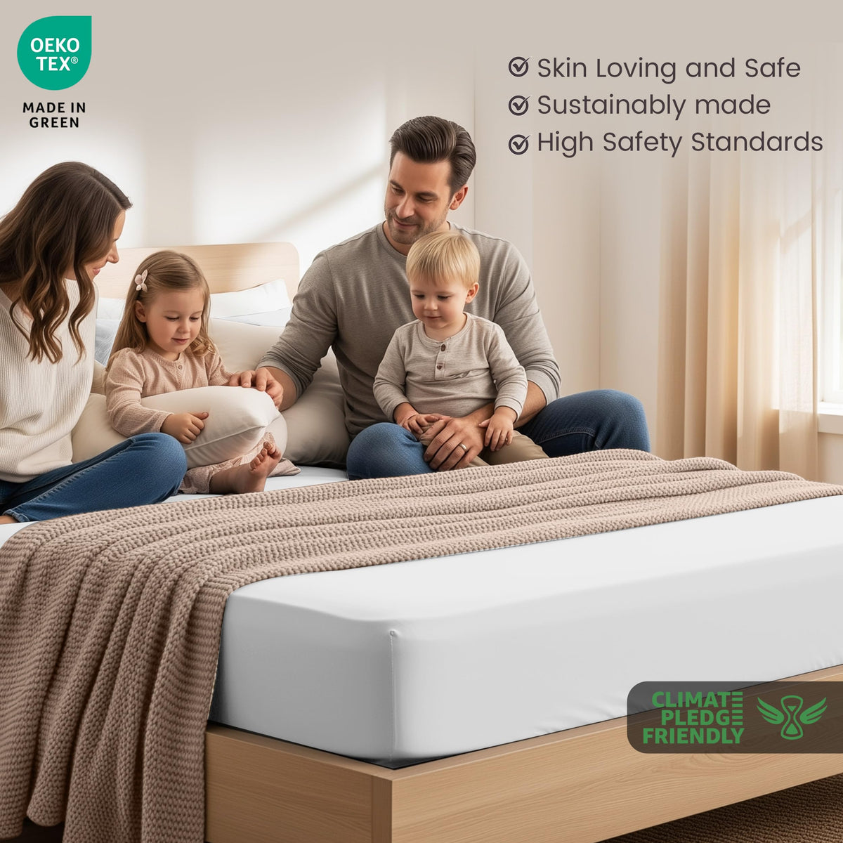 Everyday Soft Deep Fitted Sheet