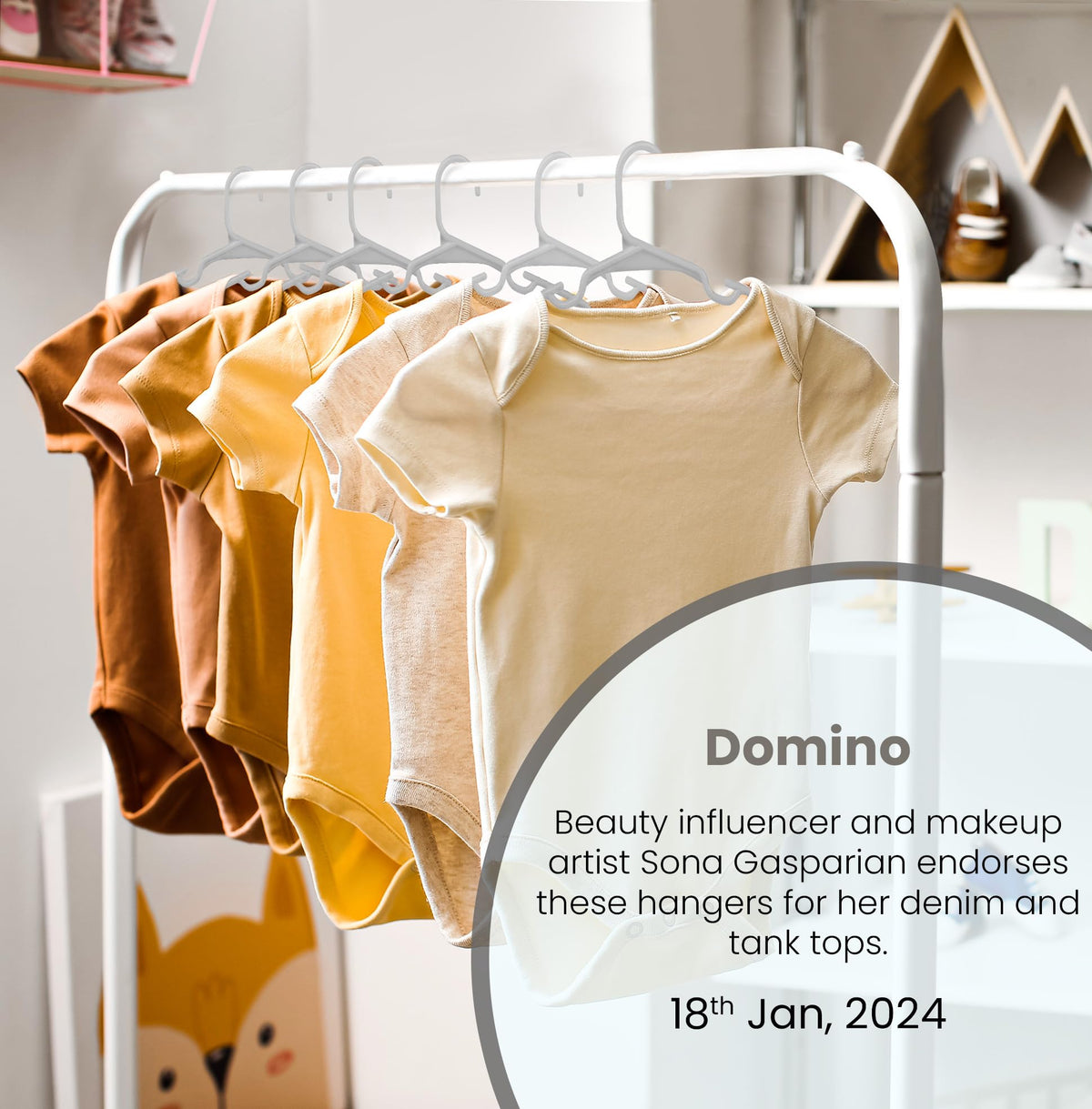Kids' Plastic Clothes Hangers