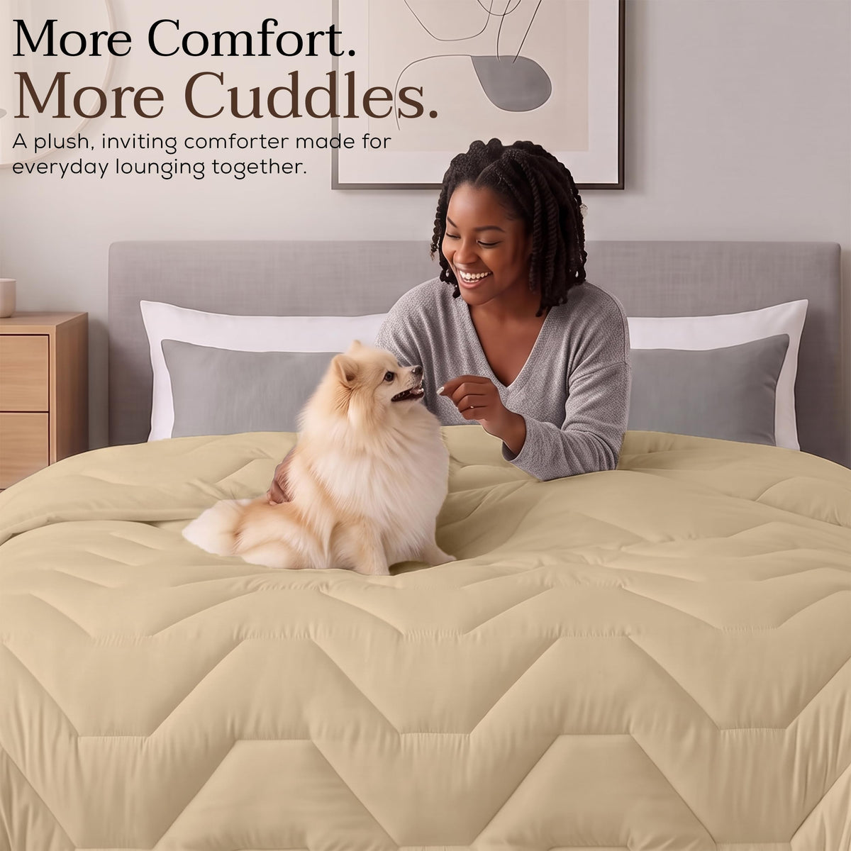 WinterNest Zigzag Stitch Duvet