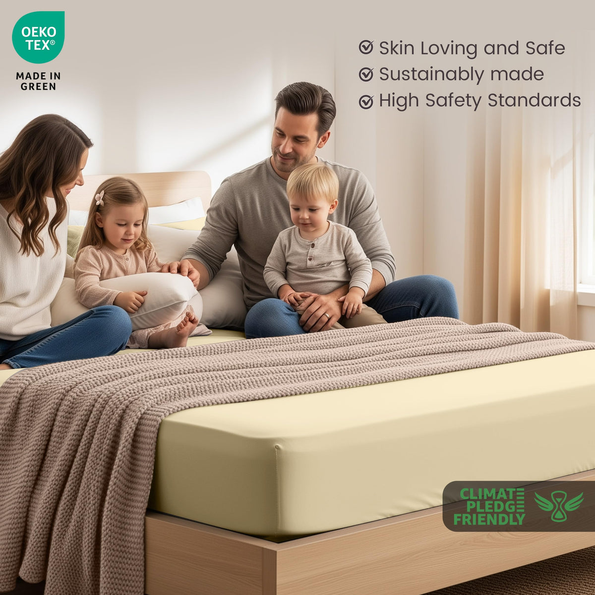 Everyday Soft Deep Fitted Sheet
