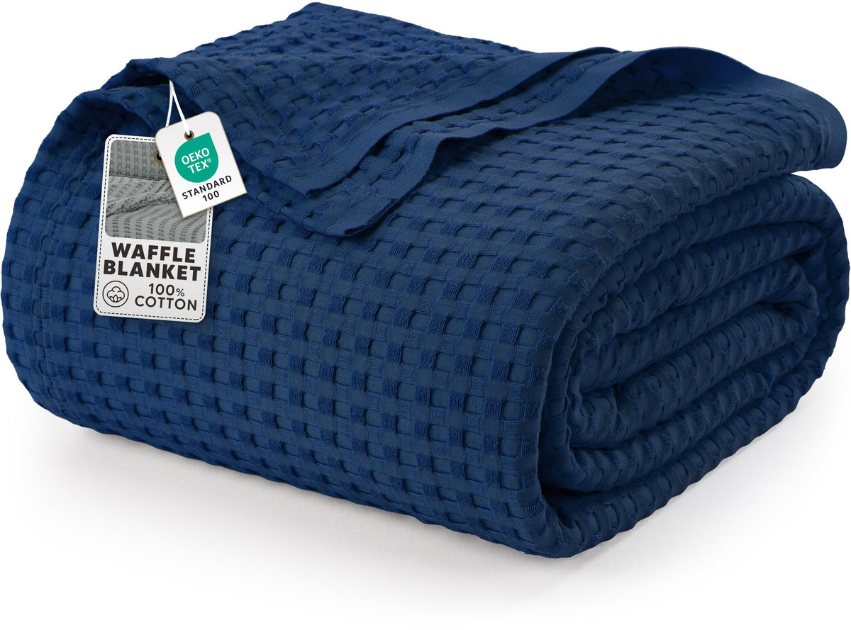 Pure Cotton Waffle Blanket