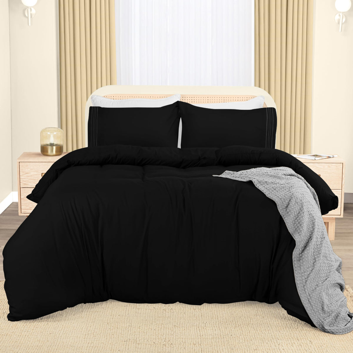Fine Embroidery Duvet Cover Set