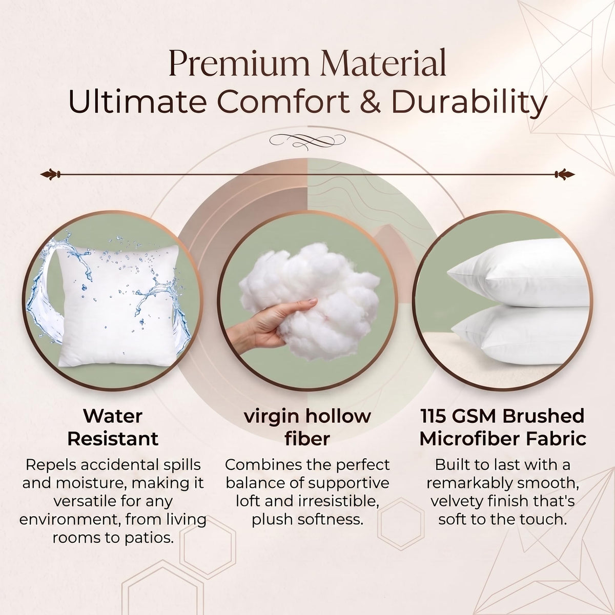 Quick Dry Outdoor Pillow Set