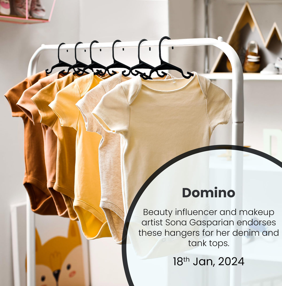Kids' Plastic Clothes Hangers