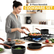 Granite-Effect Non-Stick Cookware Set