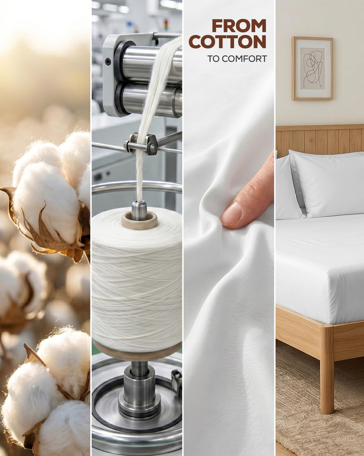 Breathable Cotton Fitted Sheet
