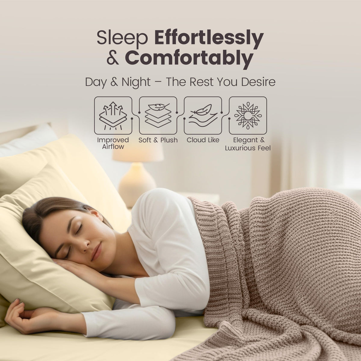 Everyday Soft Deep Fitted Sheet