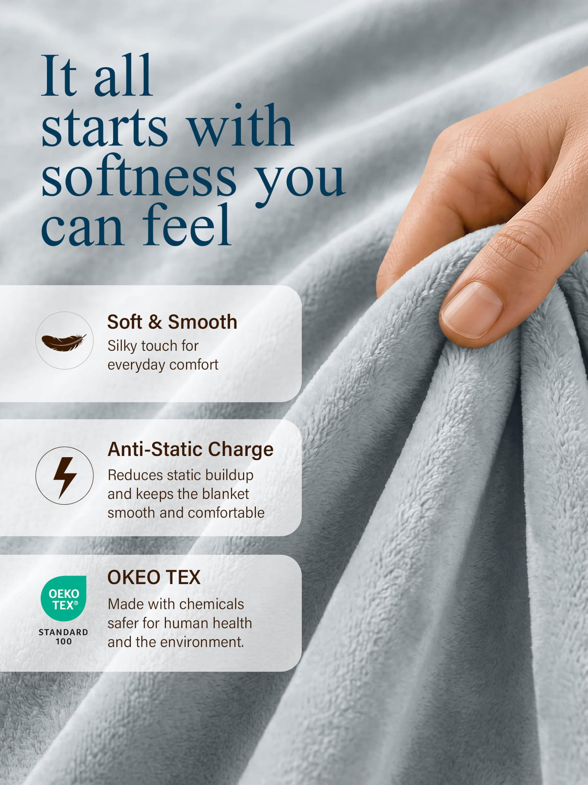 VelvetTouch Flannel Fleece Blanket