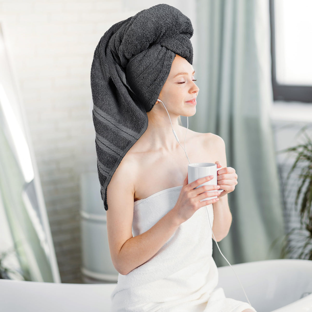 Extra Large Cotton Bath Towels