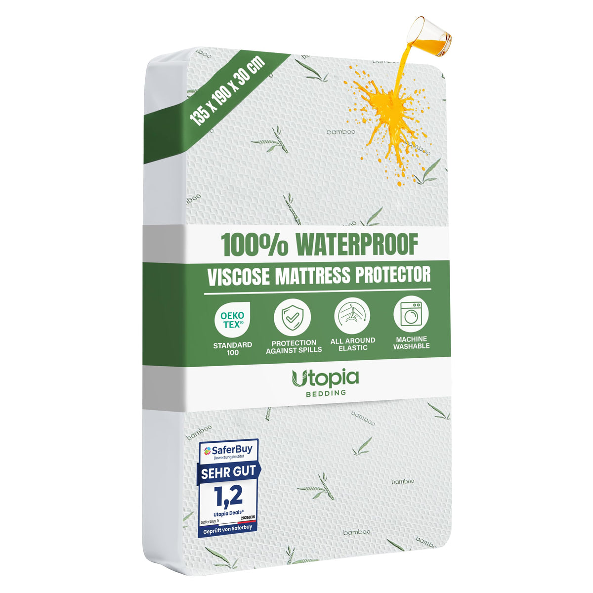 CoolWeave Bamboo Mattress Protector