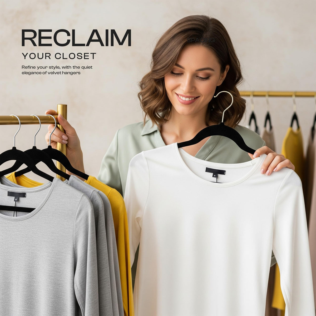 Non-Slip Velvet Clothes Hangers