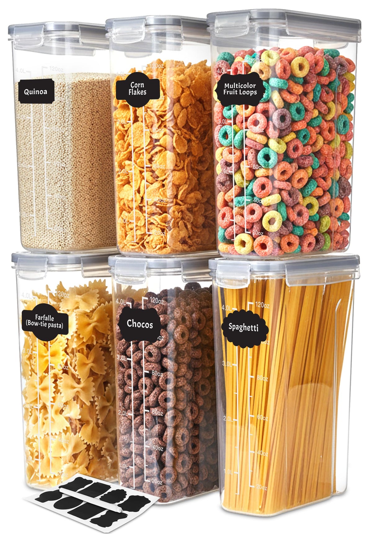Airtight Cereal Storage Containers