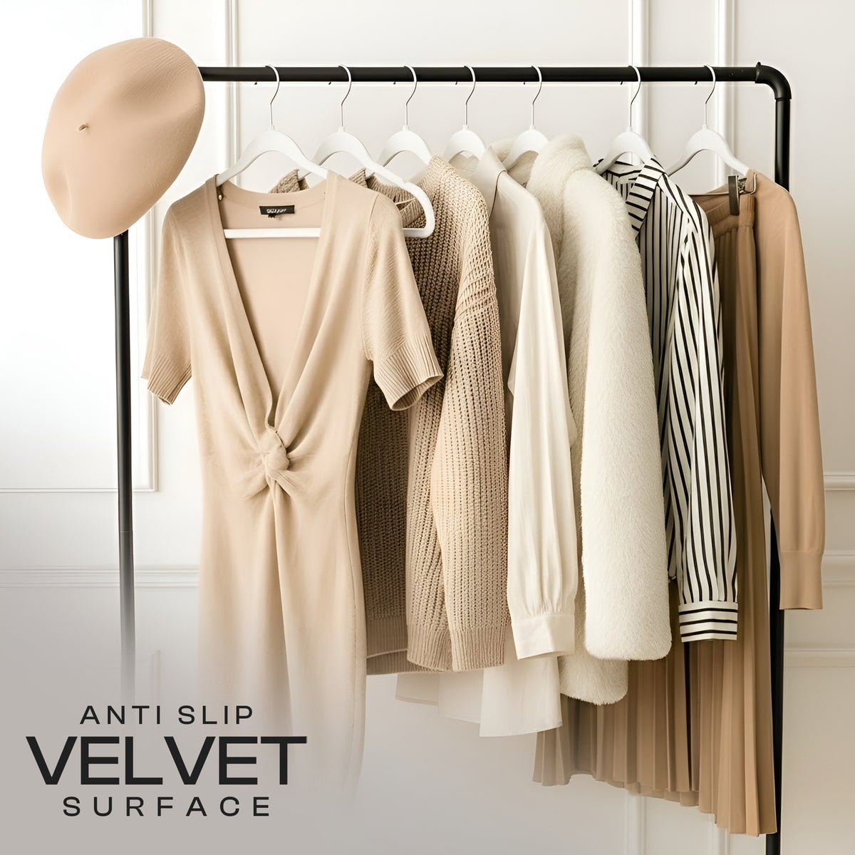 Non-Slip Velvet Clothes Hangers