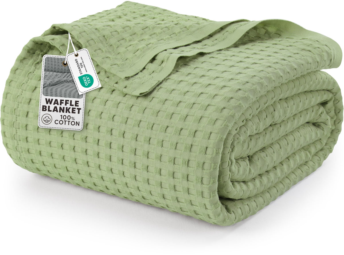Pure Cotton Waffle Blanket