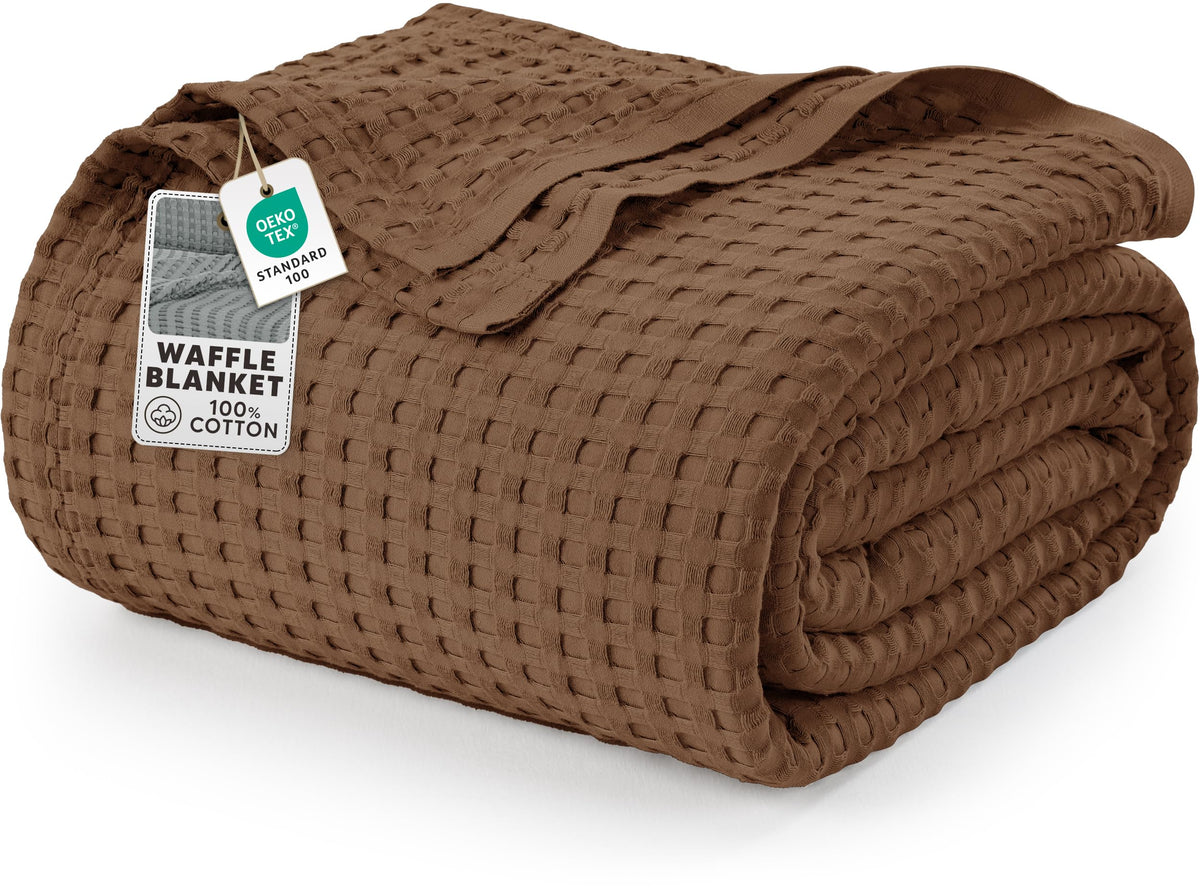 Pure Cotton Waffle Blanket