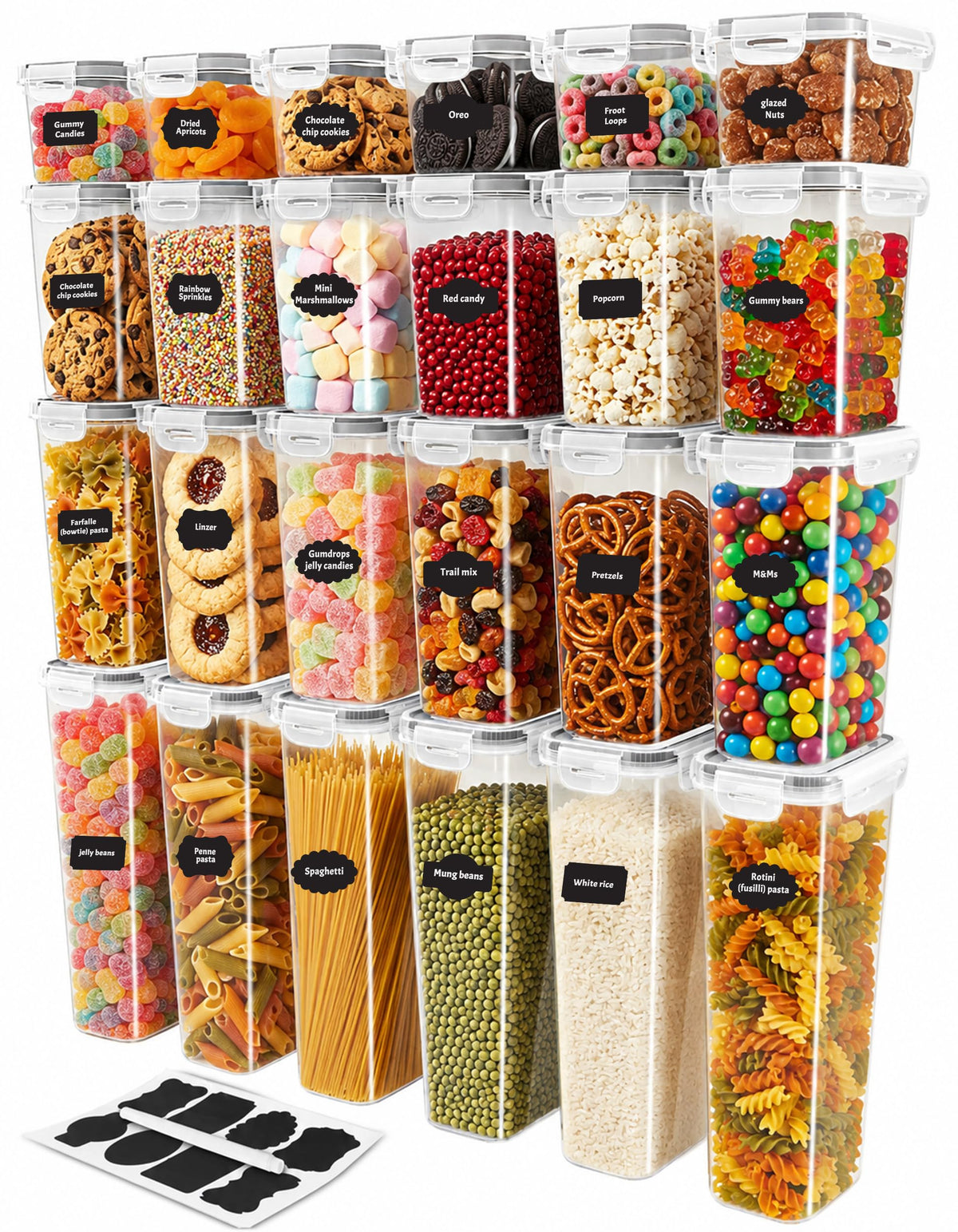 Airtight Pantry Storage Containers